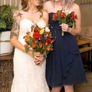 Marine Bridesmaid Dress